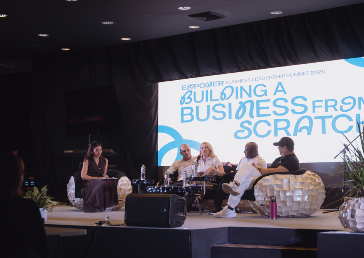 A photo of a business meeting or event